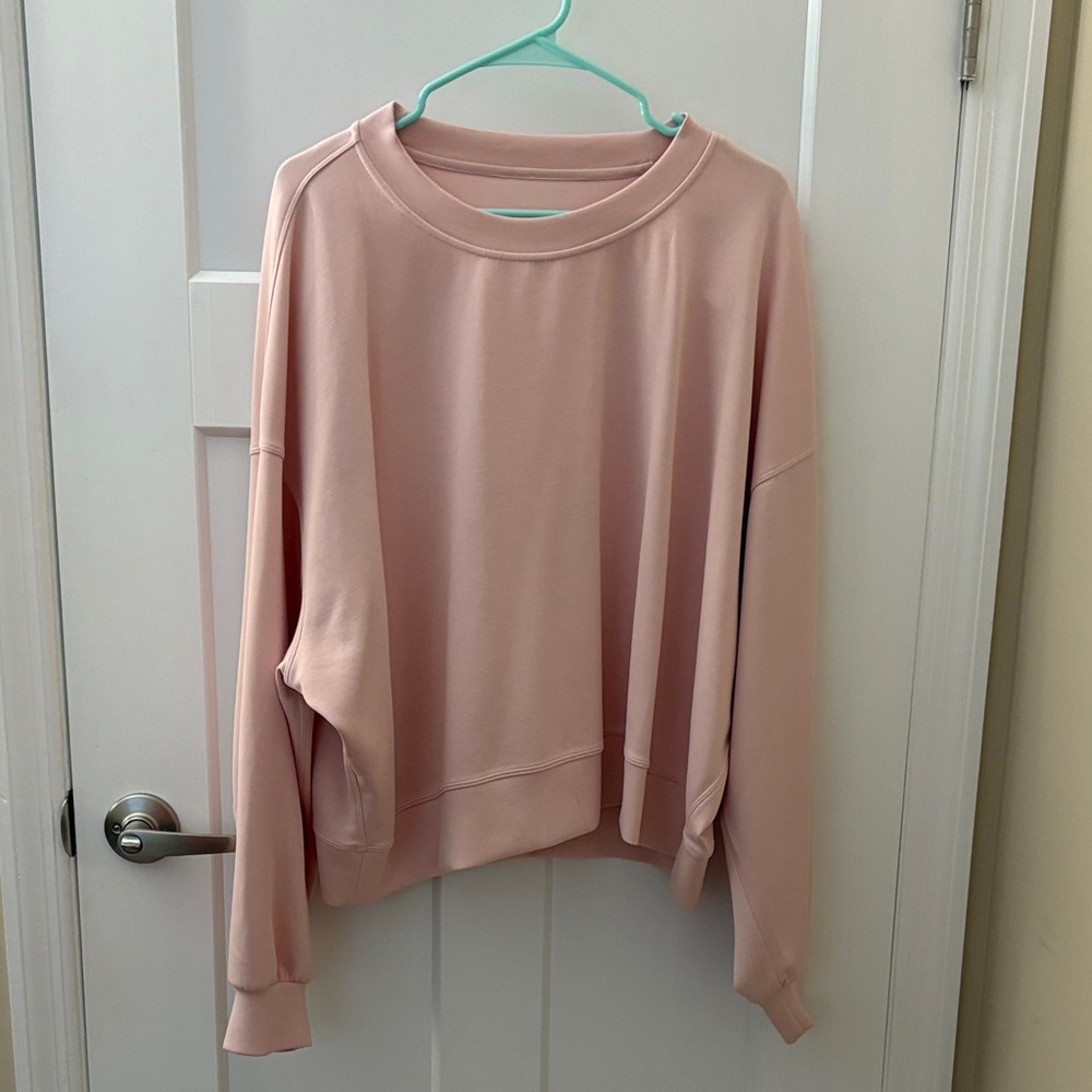 Lululemon Perfectly Oversized Cropped Crew Softstreme Material